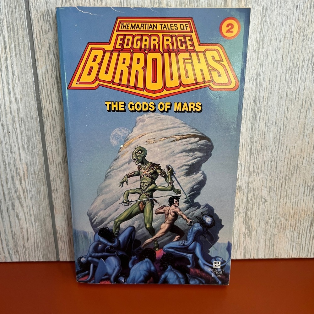 The Gods of Mars Edgar Rice Burroughs Del Rey‎ Paperback 1982 Michael Whelan Art